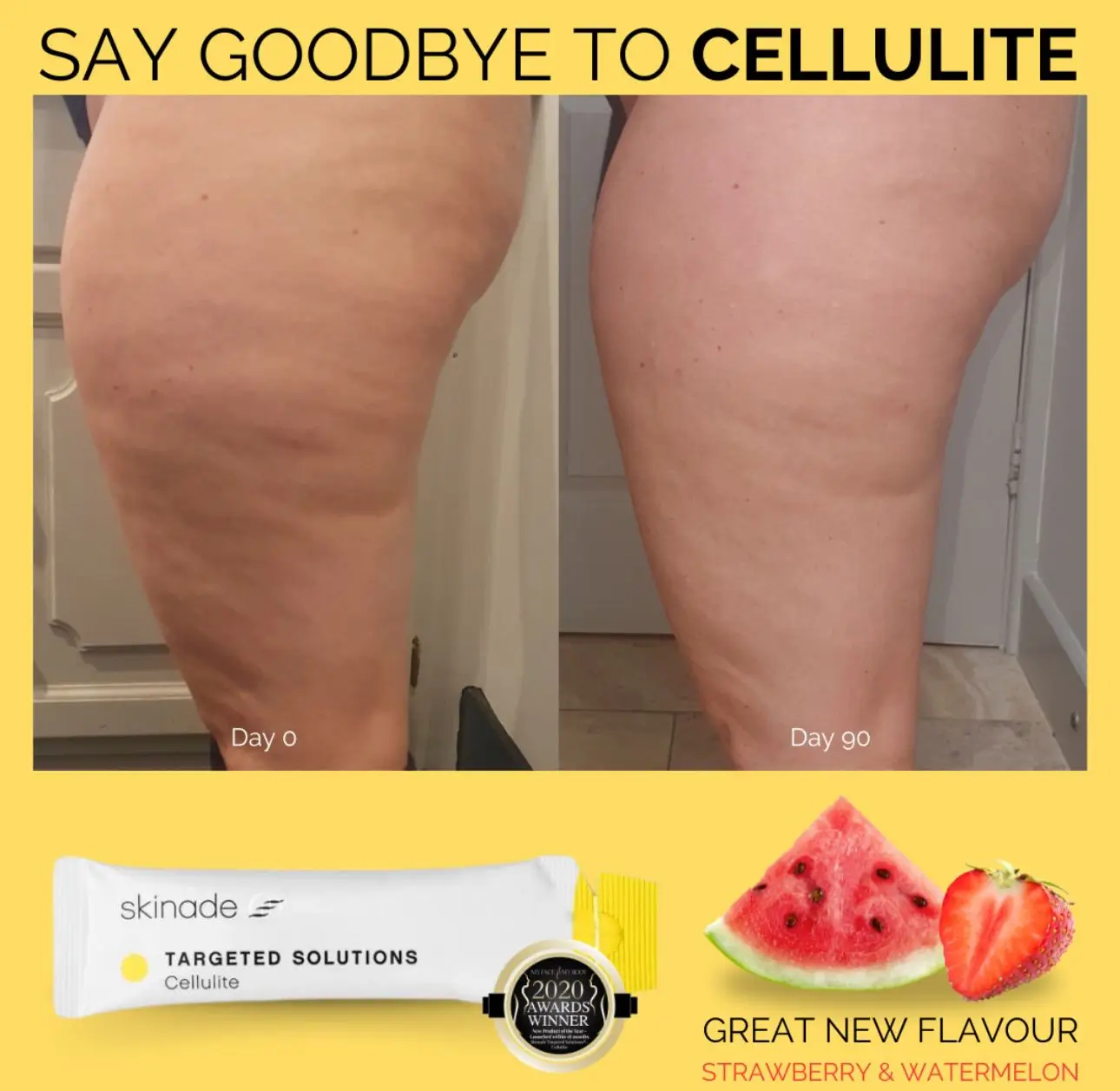 After and before Cosmelan and Dermamelon showing results